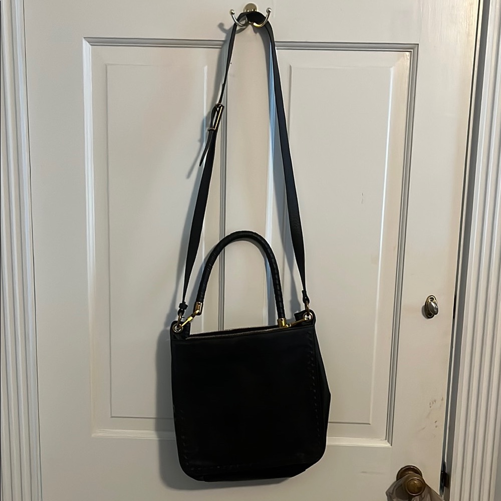 The Sak Black Crossbody Bag with Adjustable Strap